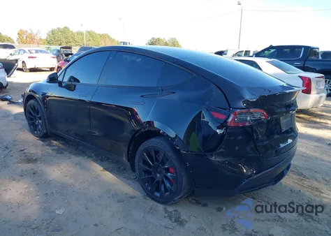 2022 Tesla Model Y Long Range Dual Motor All-Wheel Drive из США, поврежденный, VIN 7SAYGDEE0NF321512